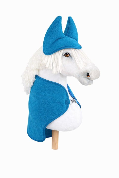 Zestaw dla Hobby Horse A3: polarowa derka + nauszniki - turkusowy