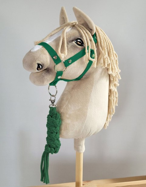 Uwiąz dla konia Hobby Horse pleciony ze sznurka - zielony