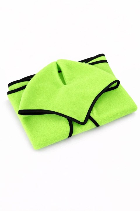 Zestaw dla Hobby Horse uniwersalny A4 i A5: polarowa derka + nauszniki - neon green