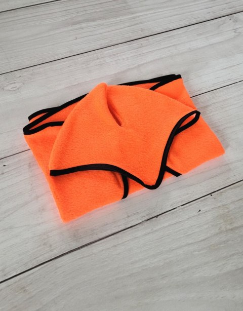 Zestaw dla Hobby Horse uniwersalny A4 i A5: polarowa derka + nauszniki - neon orange