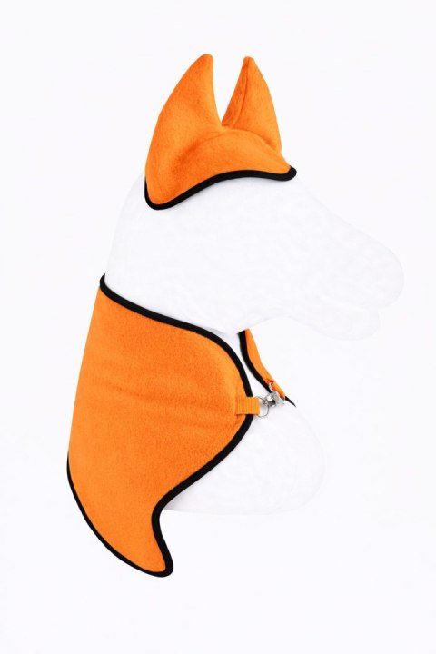Zestaw dla Hobby Horse uniwersalny A4 i A5: polarowa derka + nauszniki - neon orange