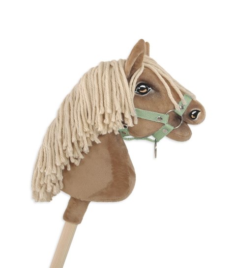 Kantar dla konia Hobby Horse uniwersalny A4 i A5 zapinany - szałwia