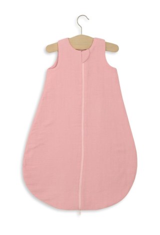 Muślinowy śpiworek dla dzieci zaokrąglony M 6-12 mcy letni TOG 1.0 - pastel pink