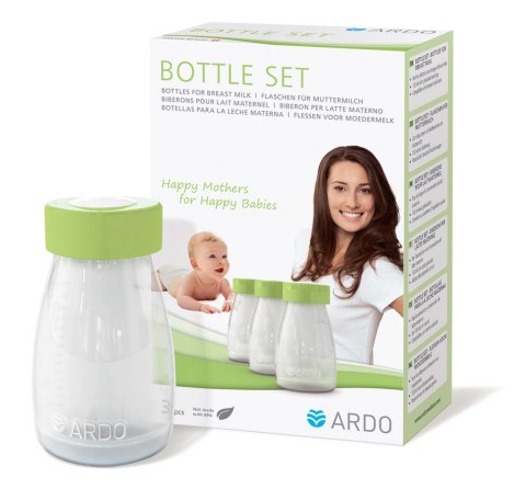 ARDO Butelki wielorazowe o poj. 150 ml, 3 szt.