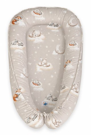 Kokon niemowlęcy dwustronny kojec otulacz Premium MY SWEET BABY- Twinkle Woodland