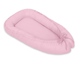 Kokon niemowlęcy dwustronny kojec otulacz Premium MY SWEET BABY- różowy