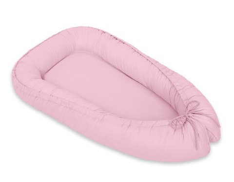 Kokon niemowlęcy dwustronny kojec otulacz Premium MY SWEET BABY- różowy