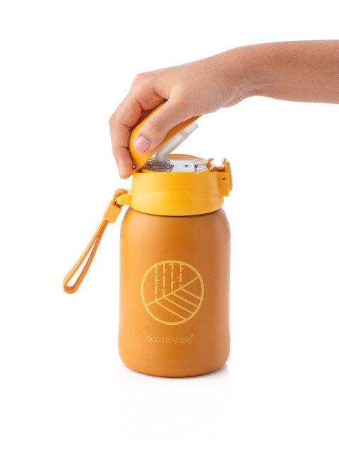 ECORASCALS Klasyczna butelka na wodę MUSTARD