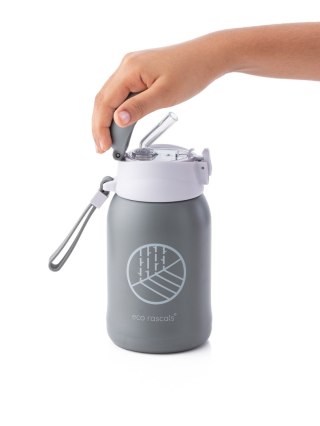 ECORASCALS Klasyczna butelka na wodę SILVER