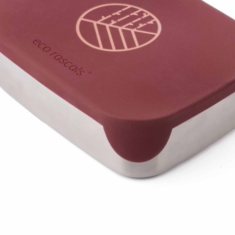 ECORASCALS Klasyczny Lunch Box Bento bordowy