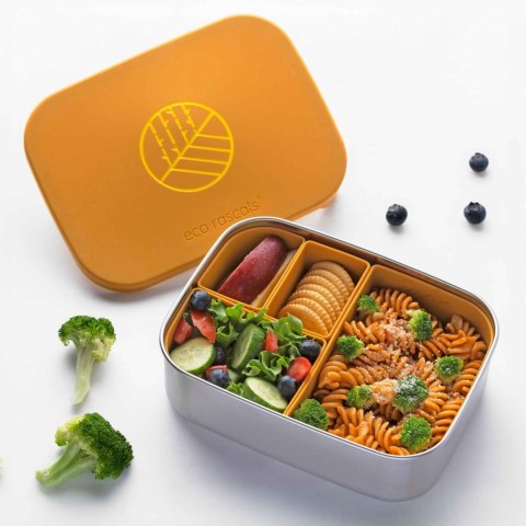 ECORASCALS Klasyczny Lunch Box Bento musztardowy