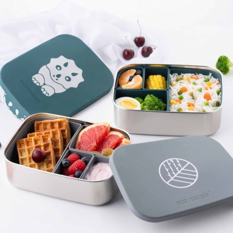 ECORASCALS Klasyczny Lunch Box Bento szary