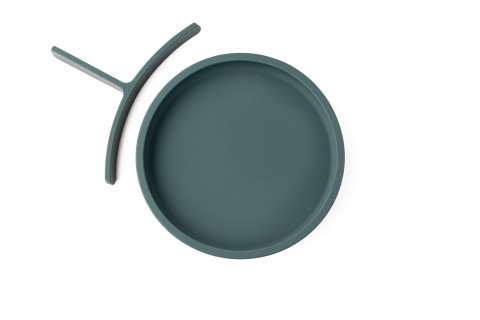 ECORASCALS Miseczka trójdzielna silikonowa TEAL