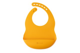ECORASCALS Śliniak silikonowy MUSTARD