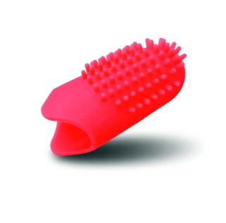 IKO KIDS BIO szczoteczka na palec czerwony grejfrut