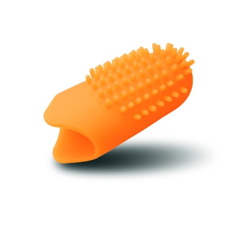 IKO KIDS BIO szczoteczka na palec pomarańczowa