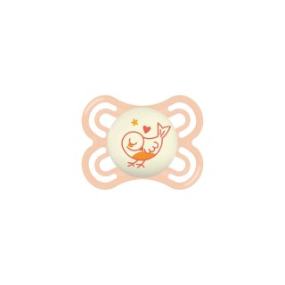 MAM BABY Smoczek uspokajający Perfect Silky Girl Night 0+