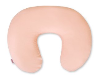 Poduszka rogal do karmienia fasolka + zdejmowana poszewka - pudrowy róż