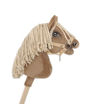 Kantar dla konia Hobby Horse uniwersalny A4 i A5 zapinany - beżowy
