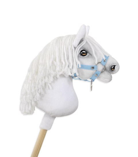Kantar dla konia Hobby Horse uniwersalny A4 i A5 zapinany - błękitny