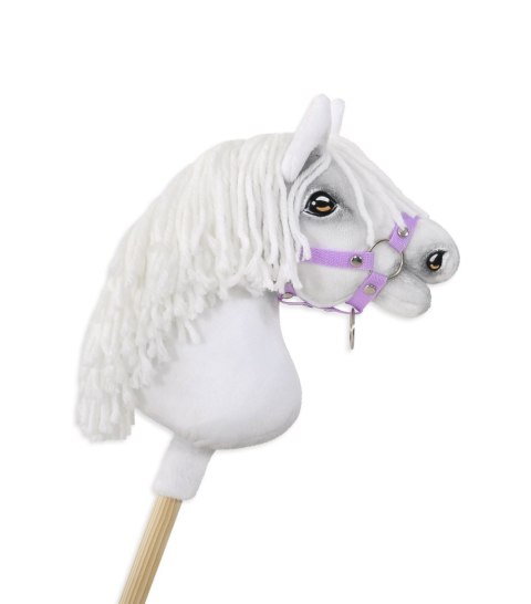 Kantar dla konia Hobby Horse uniwersalny A4 i A5 zapinany - fioletowy