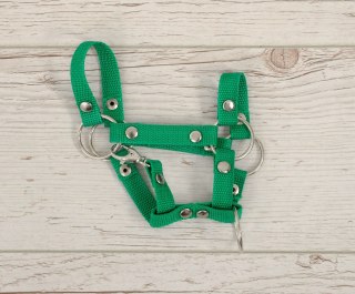 Kantar dla konia Hobby Horse uniwersalny A4 i A5 zapinany - zielony